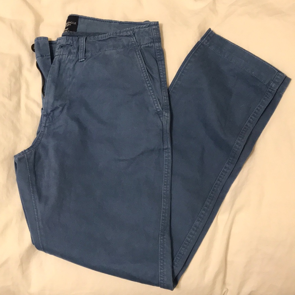 Slim blue chinos